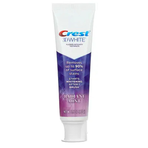 Зубна паста відбілююча Crest 3d White Radiant Mint 107 г
